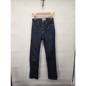 Everlane the High Rise Straight Jean Size 25 Denim Blue